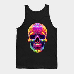 Trippy Sugar Skull Tank Top